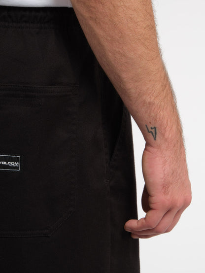 Outer Spaced Casual Pants - BLACK