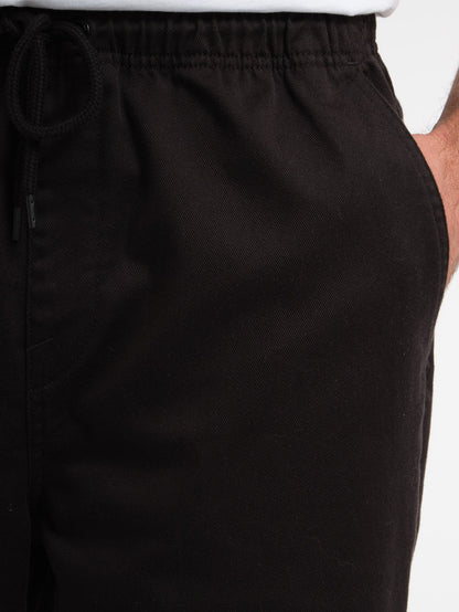 Outer Spaced Casual Pants - BLACK