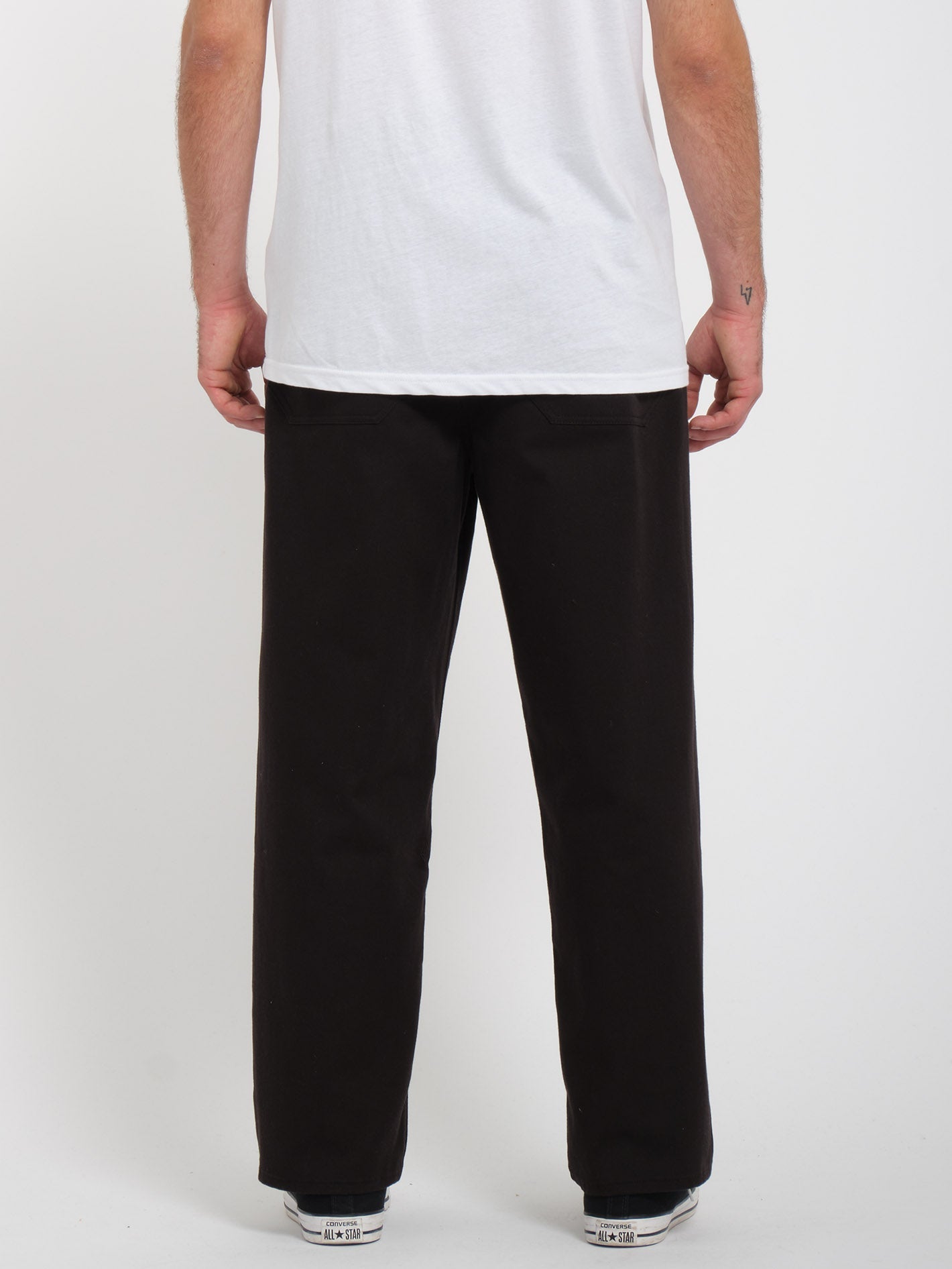 Outer Spaced Casual Pants - BLACK