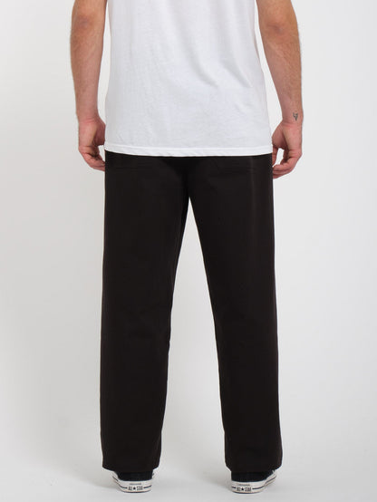 Outer Spaced Casual Pants - BLACK