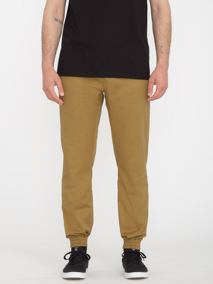 Frickin Slim Jogger Pants - DARK KHAKI