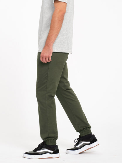 Frickin Slim Jogger Pants - DARK GREEN