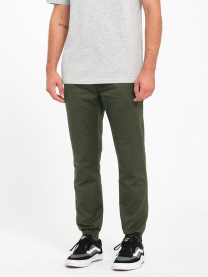 Frickin Slim Jogger Pants - DARK GREEN