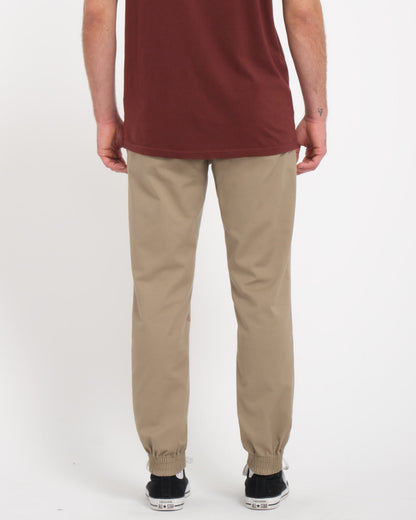 Frickin Slim Jogging Pants - KHAKI