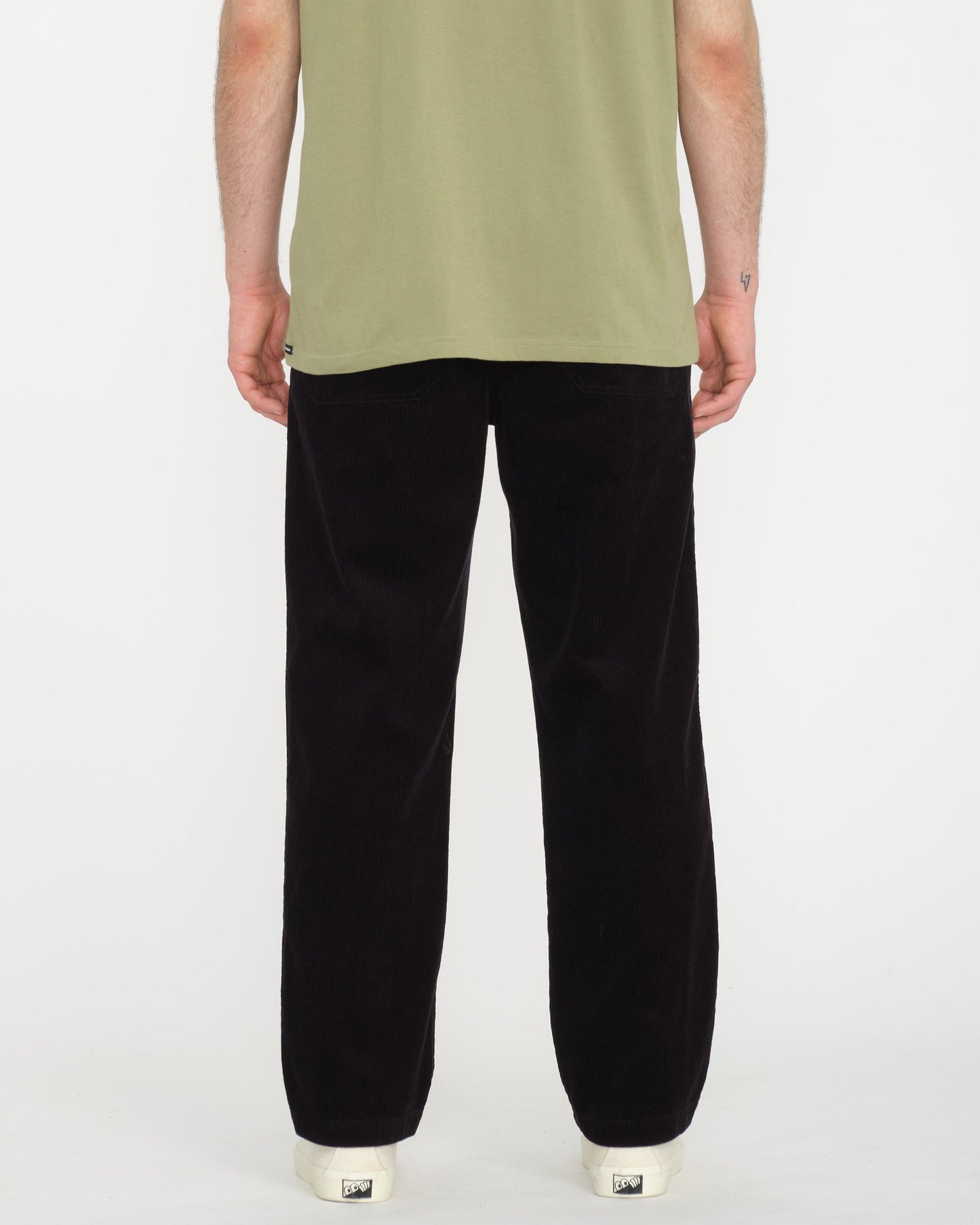 Pantalon À Taille Élastique Psychstone - Black