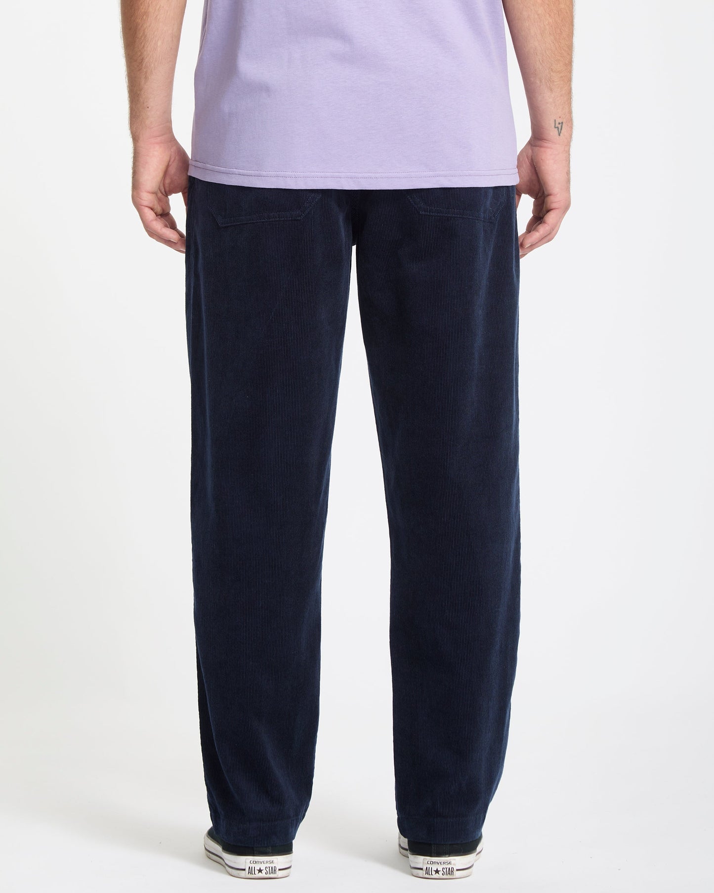 Pantalon À Taille Élastique Psychstone - Navy
