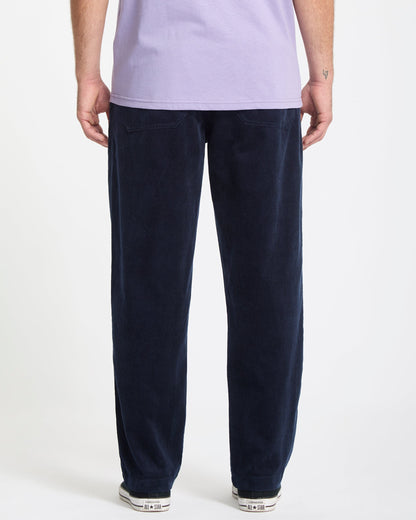 Pantalon À Taille Élastique Psychstone - Navy