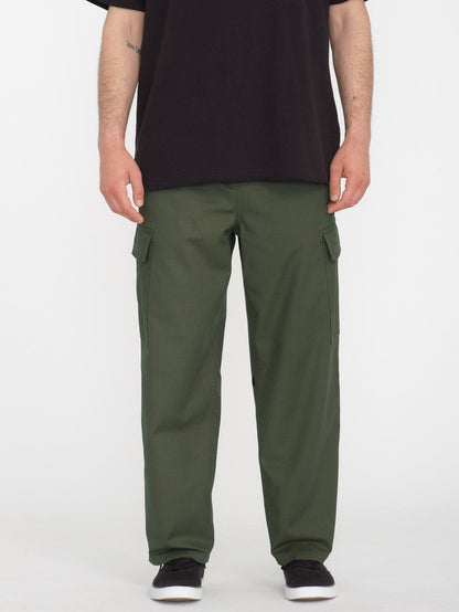 Billow Tapered Cargo Pants - SQUADRON GREEN