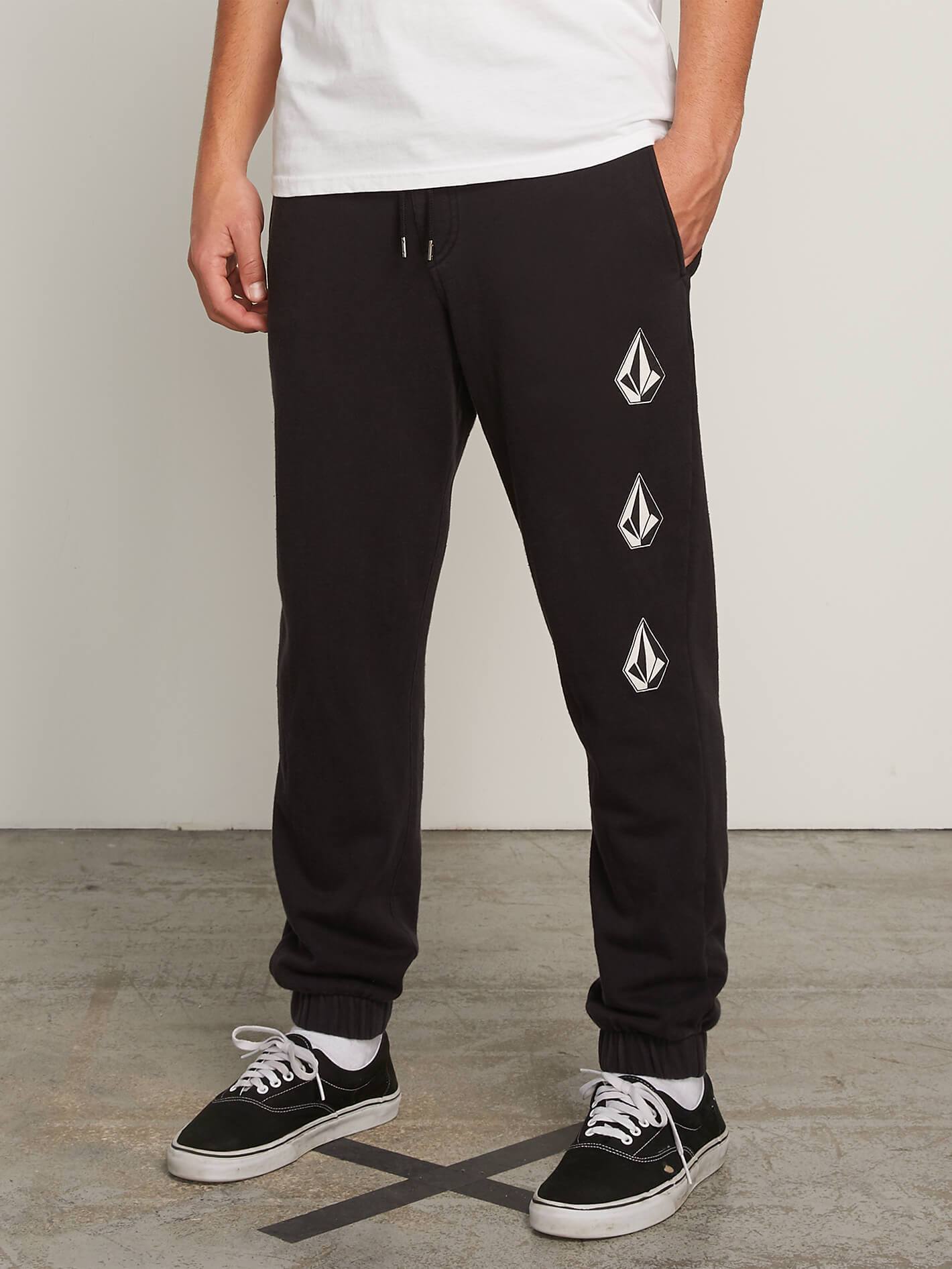 Deadly Stones Trousers - Washed Black