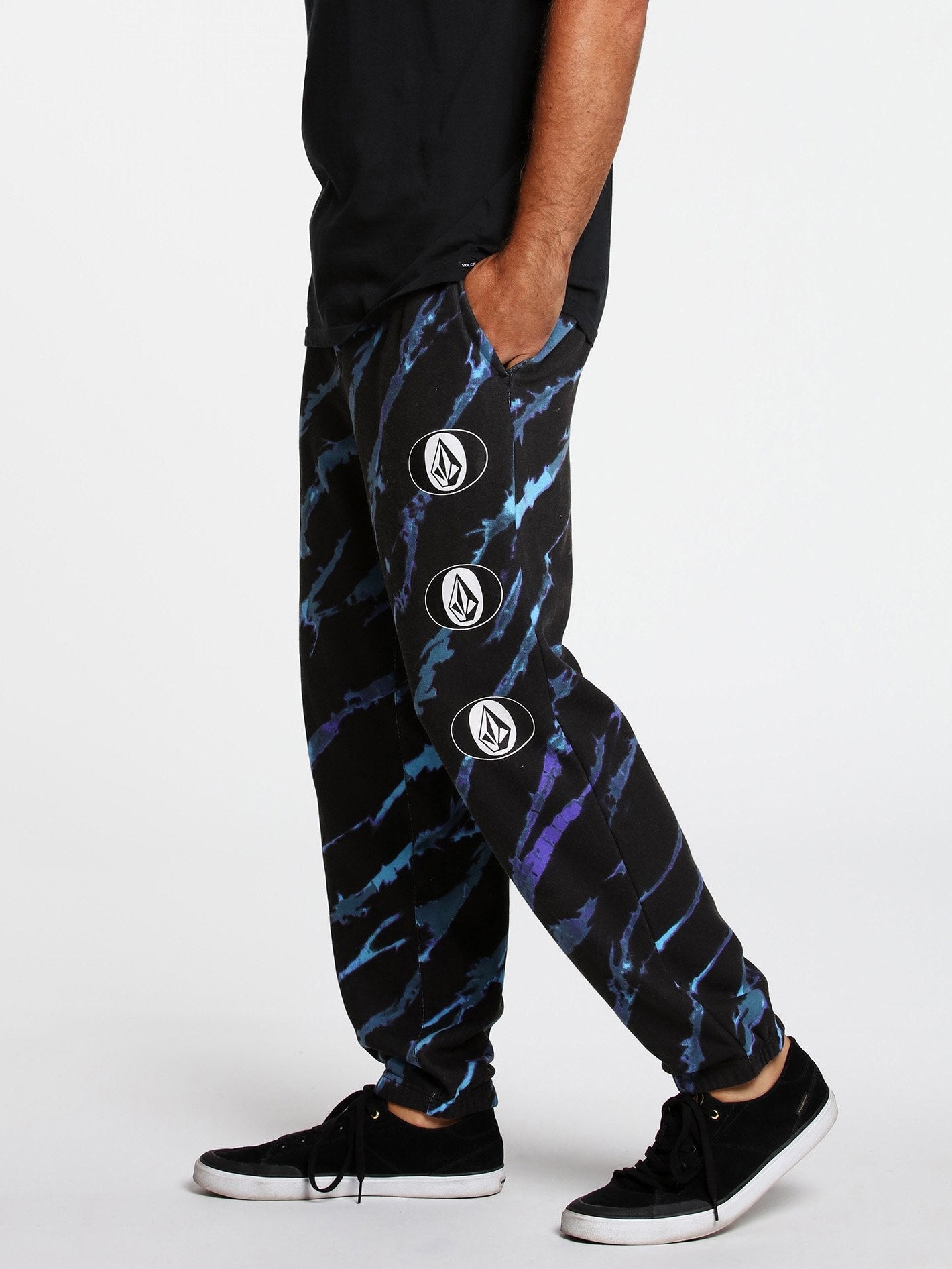 Stone Stack Fleece Pants - MULTI