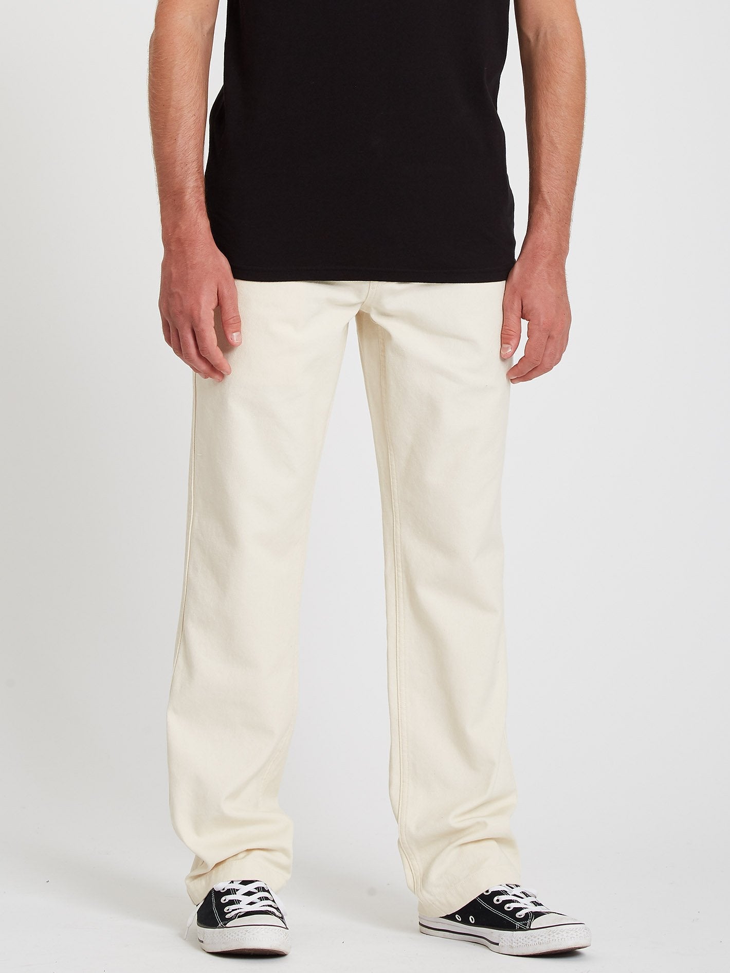 Rainer Elastic Waist Trousers - WHITECAP GRAY