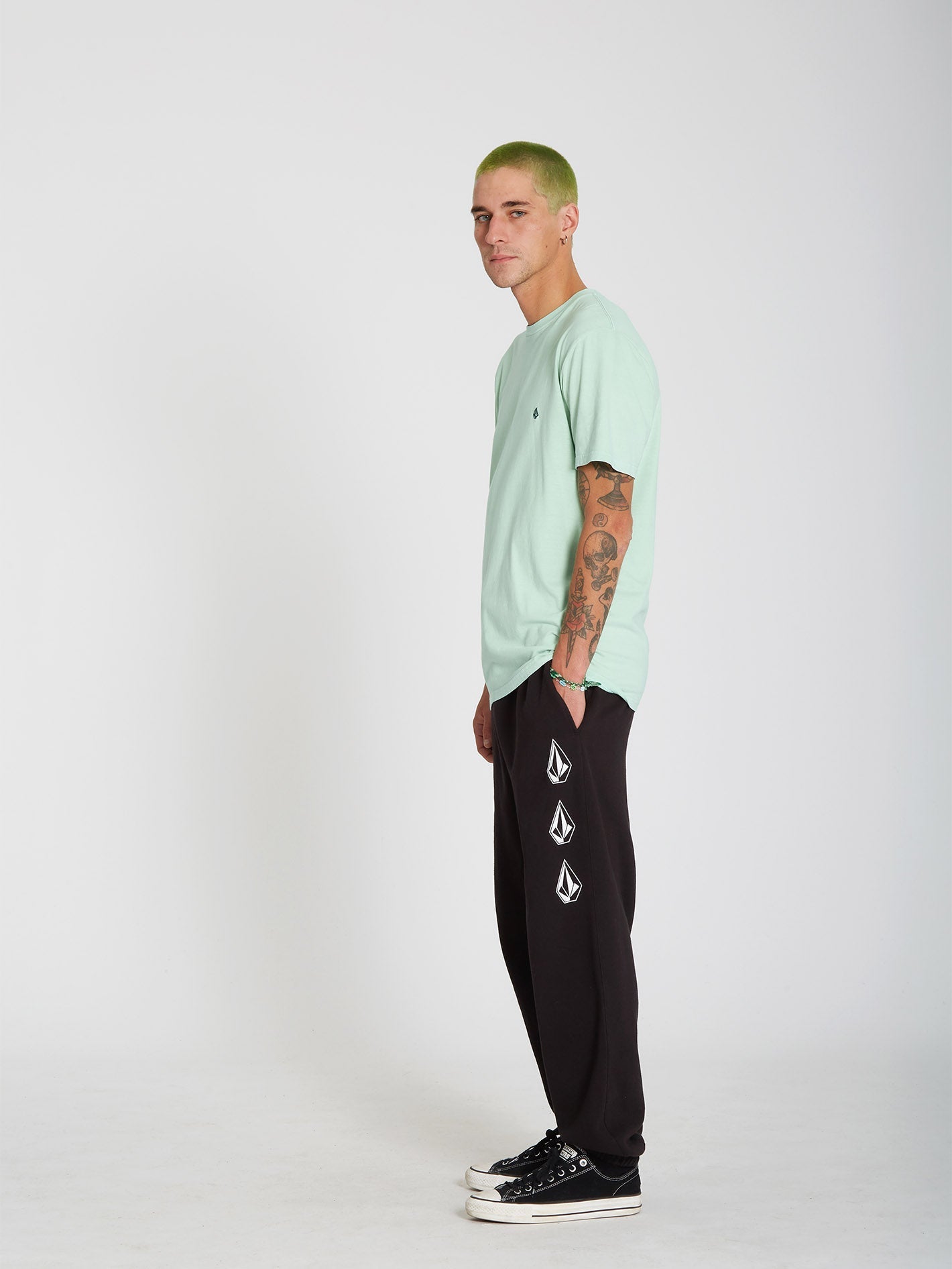Iconic Stone Jogging - BLACK