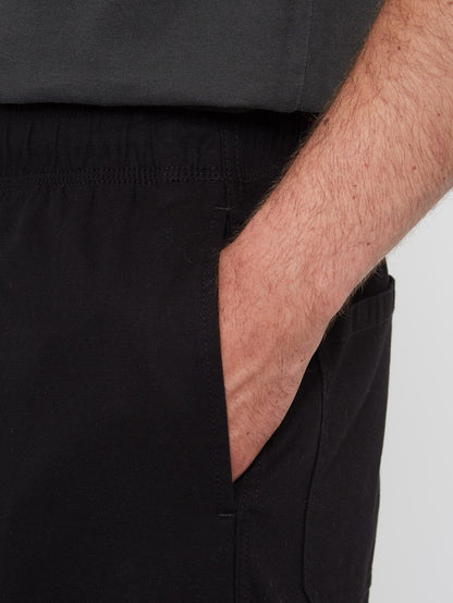 Psychstone Hose mit elastischer Taille – SCHWARZE KOMBINATION