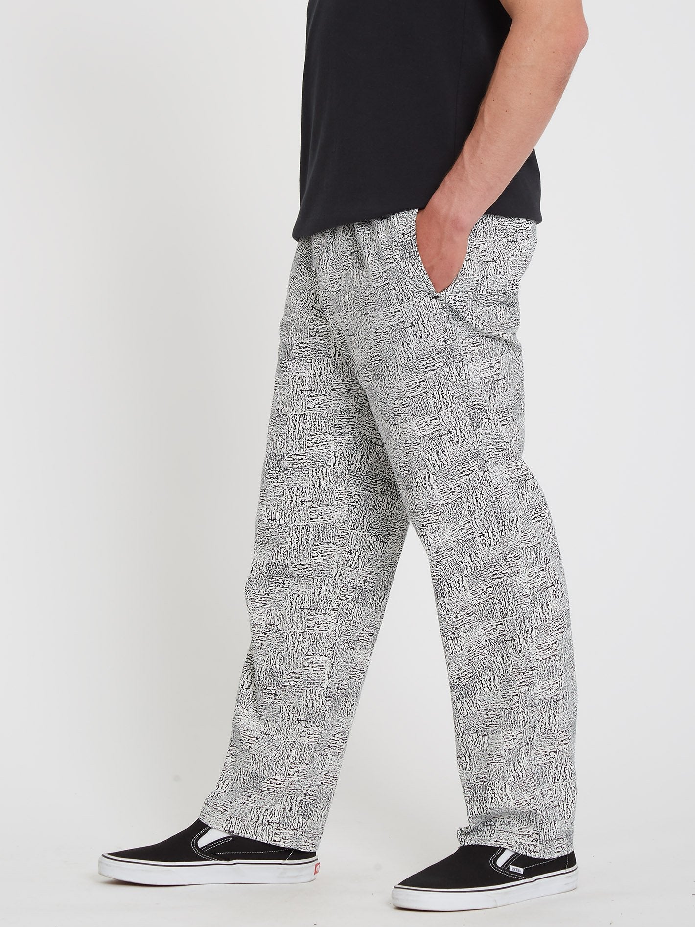Psychstone Hose mit elastischer Taille – CLOUD