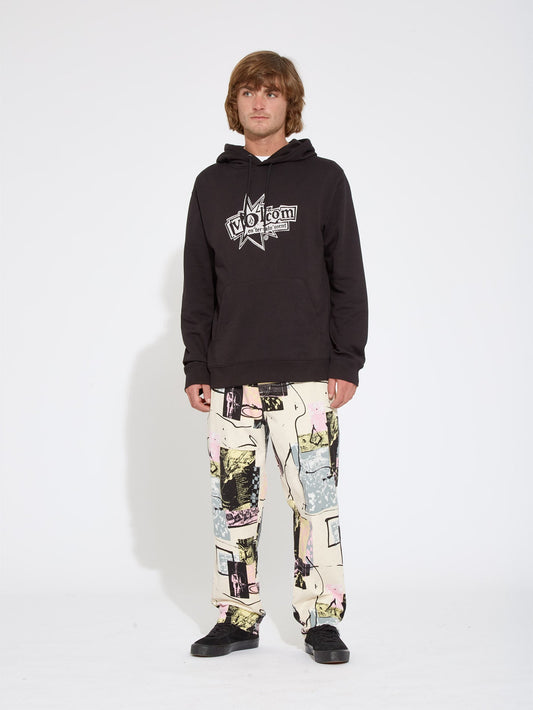 Pantalon Psychstone Elasticated Waist - WHITECAP GREY