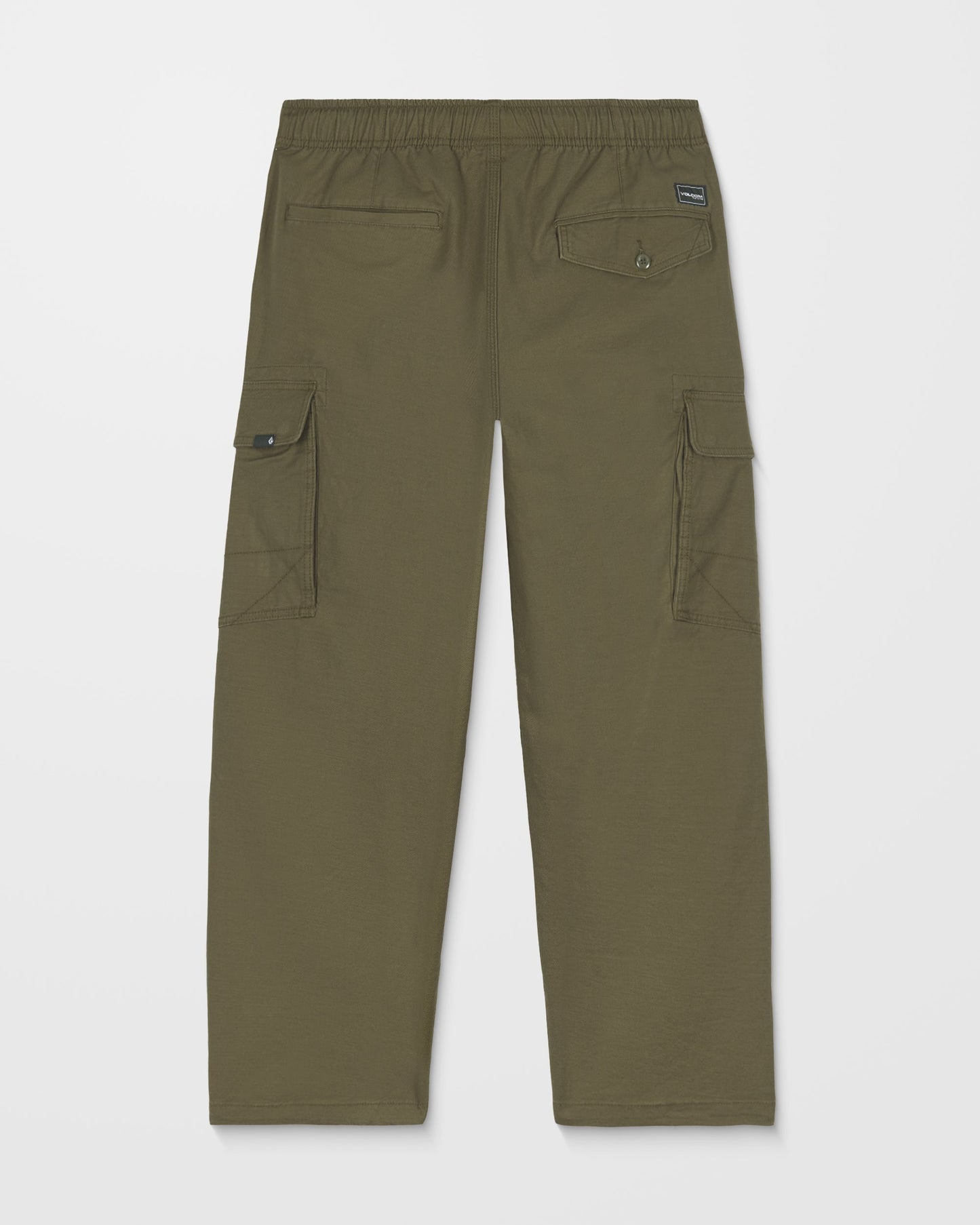 Billow Tapered Elastic Waist Pants - Sage Leaf