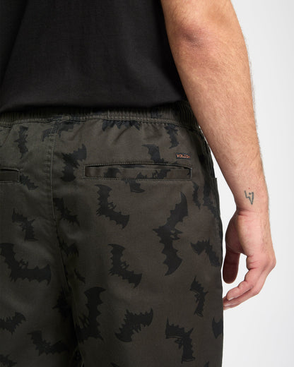 Pantalon À Taille Élastique J.J. Villard - Rinsed Black