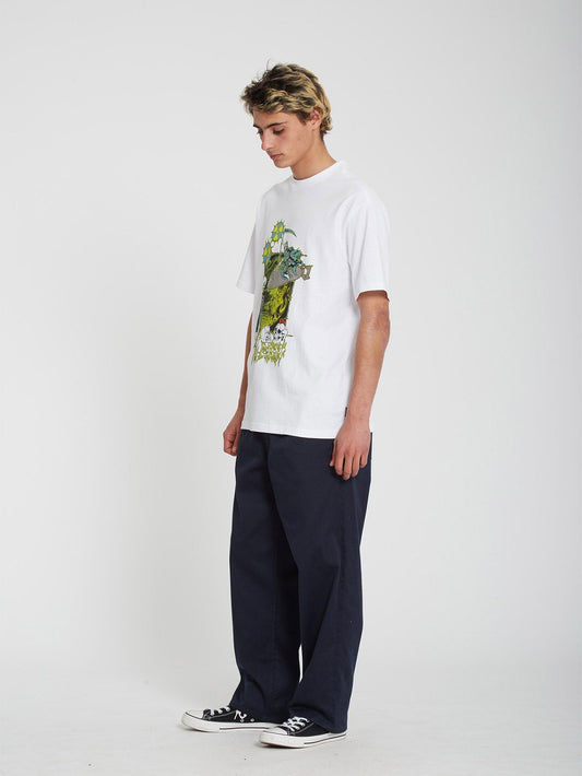 Pantalon Outer Spaced Solid Elasticated waist - NAVY