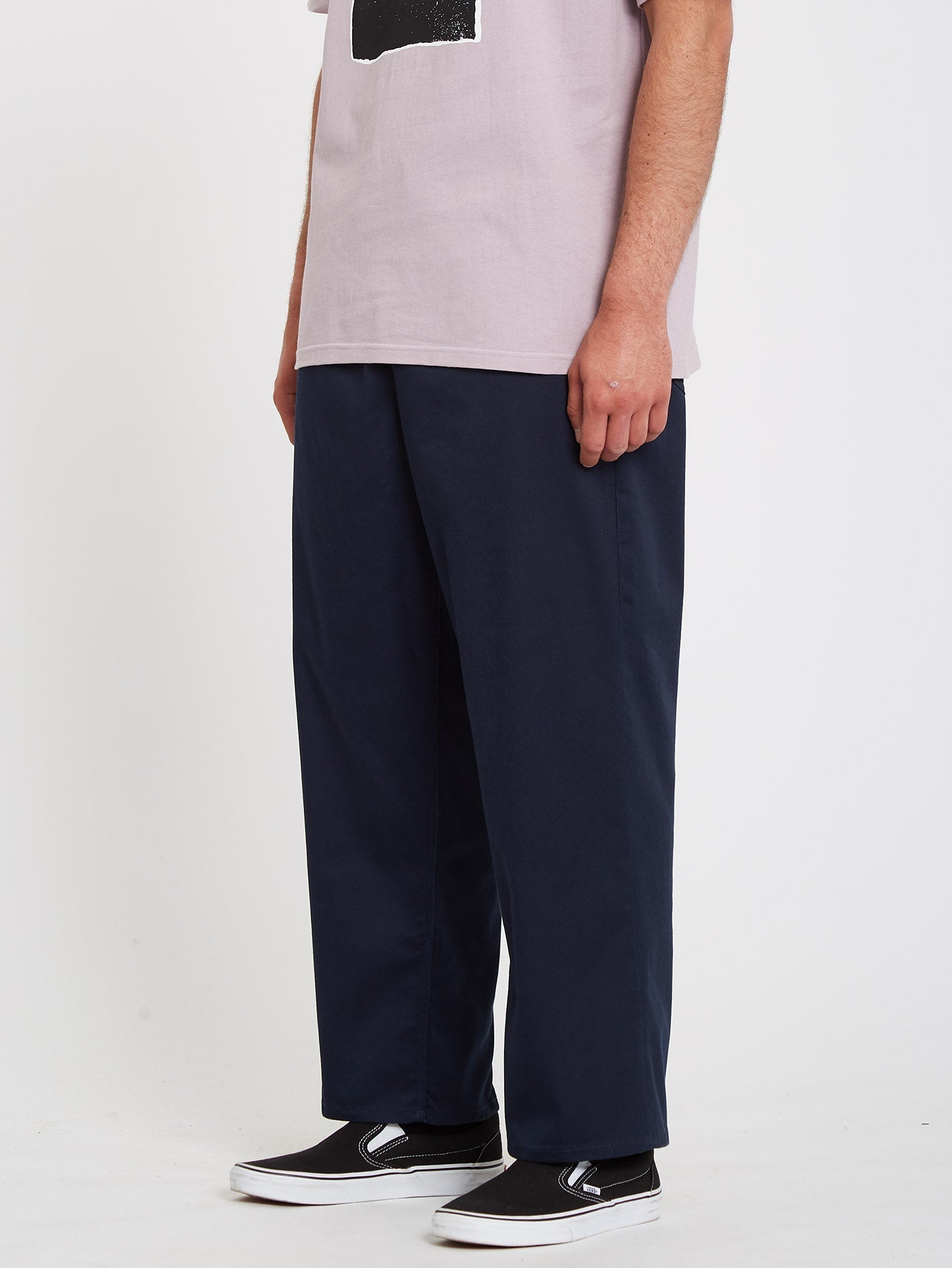 Pantalon Outer Spaced Solid Elasticated waist - NAVY