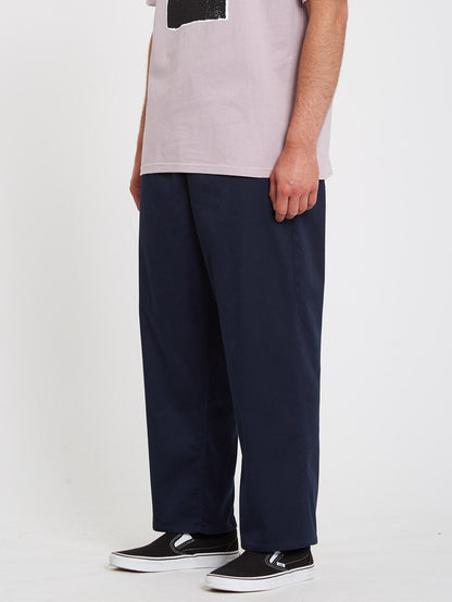 Pantalon Outer Spaced Solid Elasticated waist - NAVY