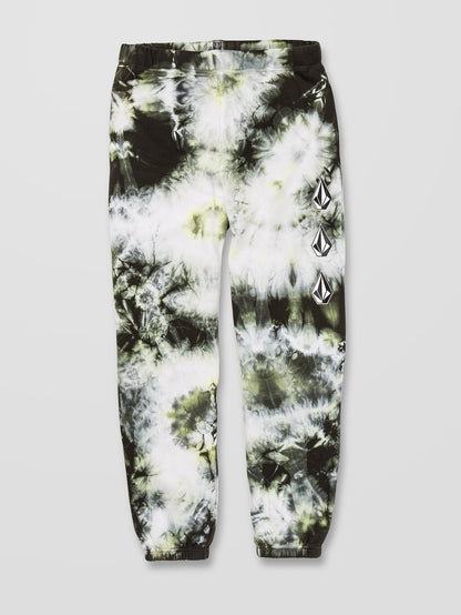 Pantalon Iconic Stone Plus Fleece - LIME TIE DYE
