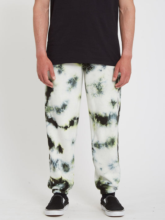 Pantalon Iconic Stone Plus Fleece - LIME TIE DYE