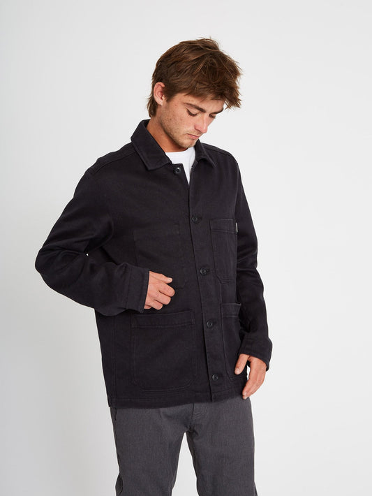 Atwall Arbeitsjacke - Schwarz