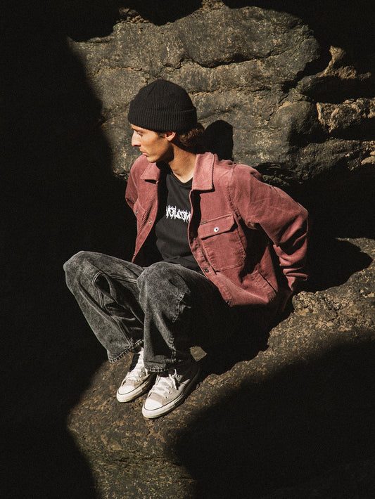Likeaton Jacke - BORDEAUXBRAUN