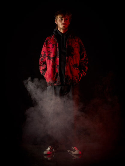 Strange Times Jacket - DEEP RED