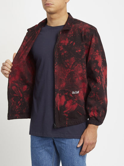 Strange Times Jacket - DEEP RED