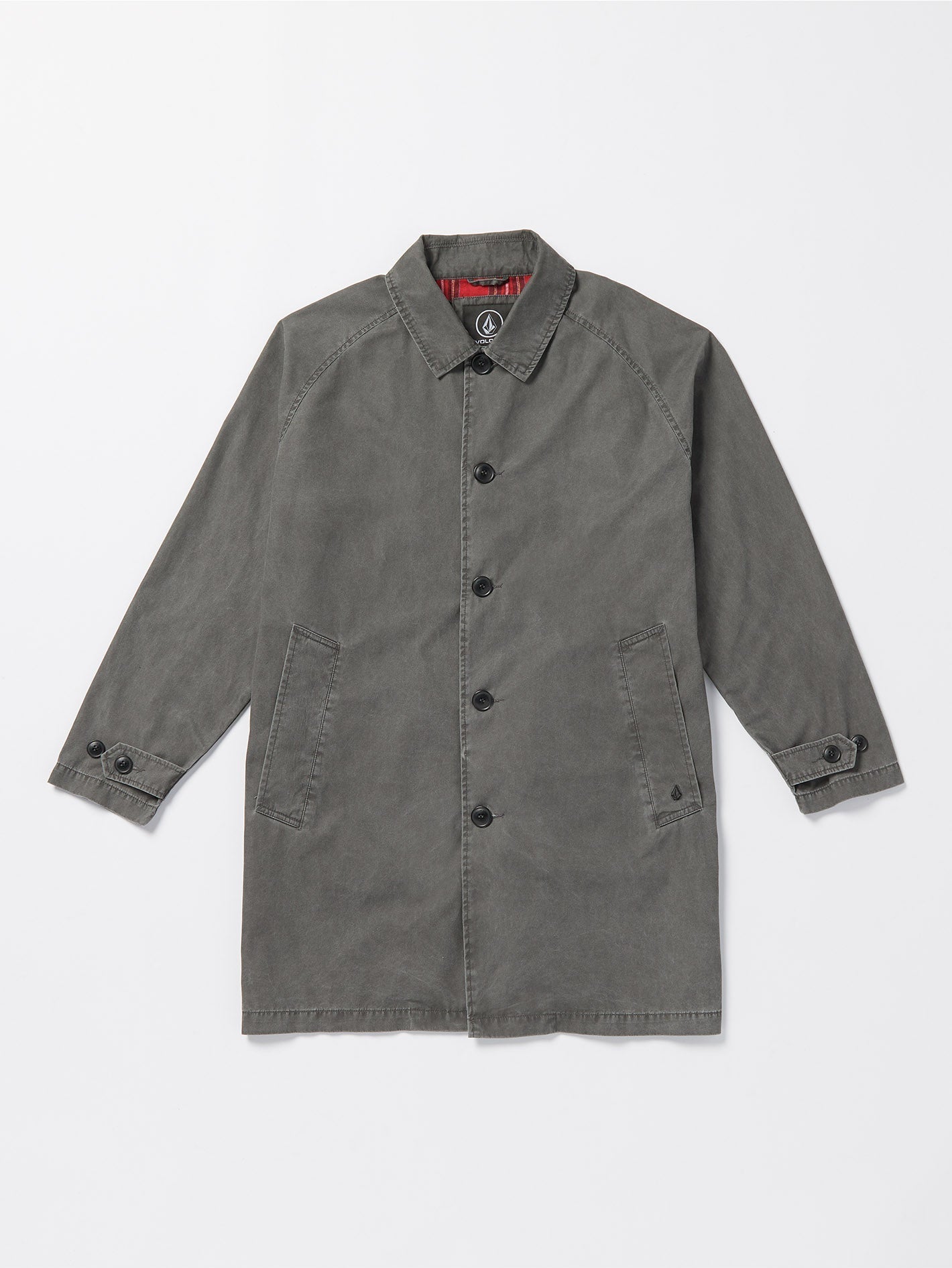 V Ent X Noa Deane Trench Coat - HEATHER GRAY
