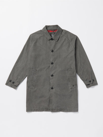 V Ent X Noa Deane Trench Coat - HEATHER GRAY