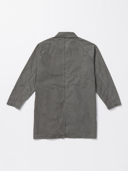 V Ent X Noa Deane Trench Coat - HEATHER GRAY