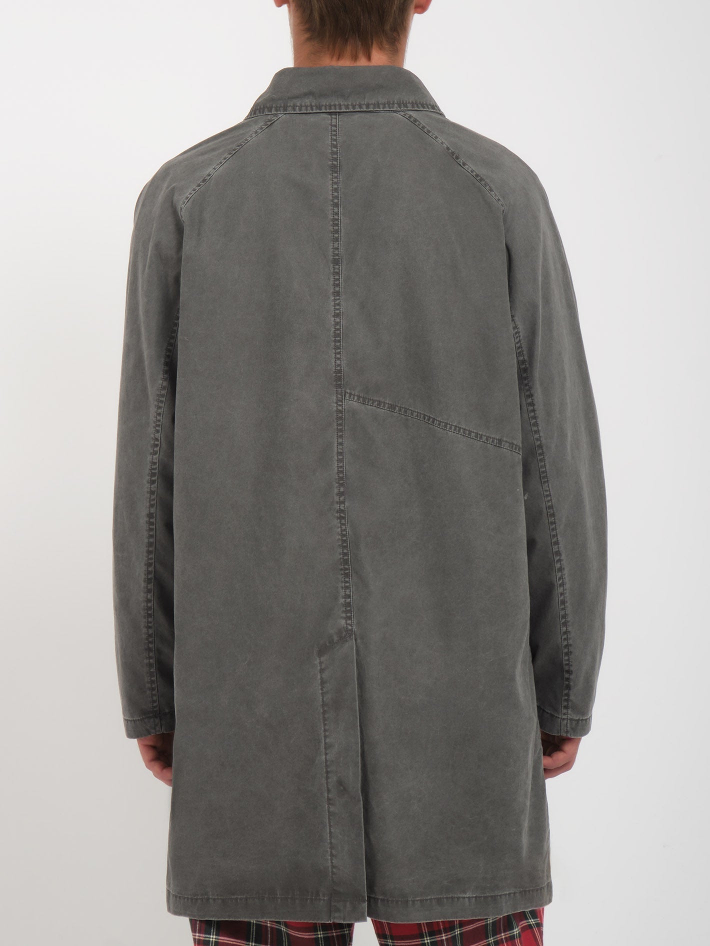 V Ent X Noa Deane Trench Coat - HEATHER GRAY