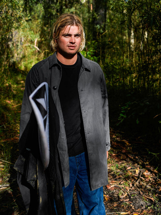 V Ent X Noa Deane Trenchcoat - GRAU MELIERT