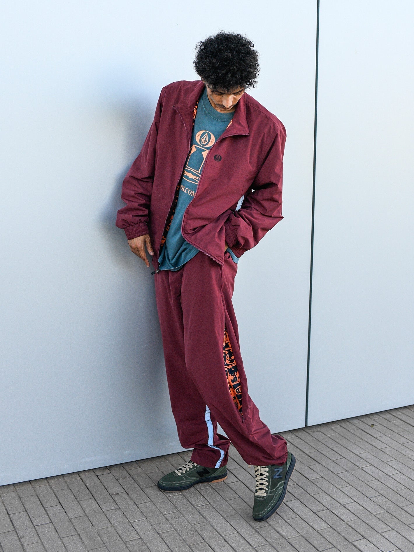 Skate Vitals Remy S Track Jacket - MERLOT