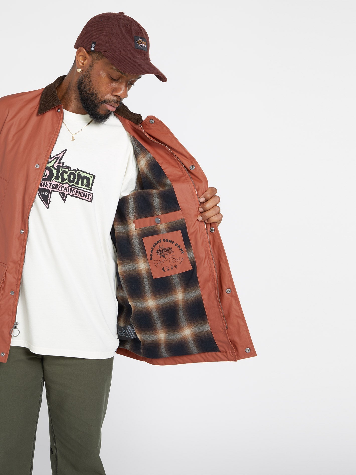 Veste V Ent Fat Tony - RUST