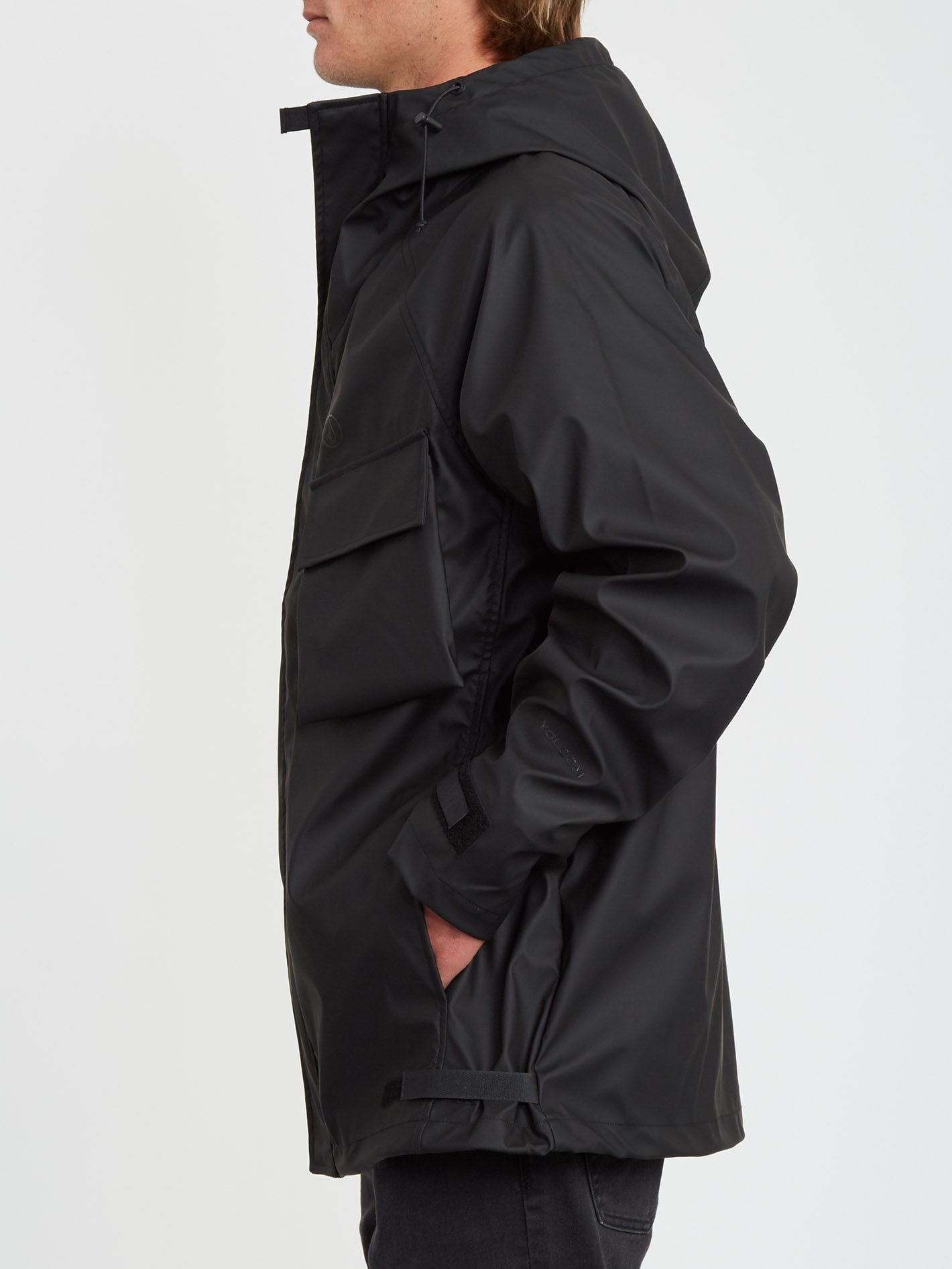 V-Smock-Jacke – SCHWARZ