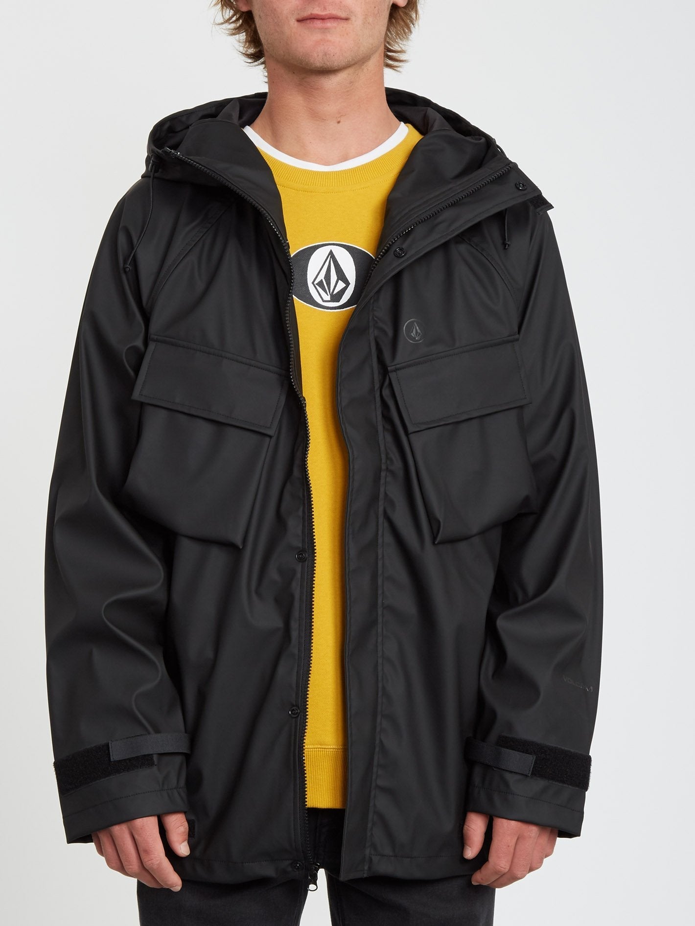 V-Smock-Jacke – SCHWARZ