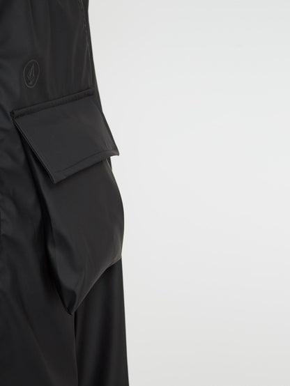 V-Smock-Jacke – SCHWARZ