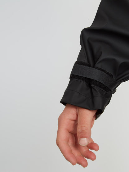 V-Smock-Jacke – SCHWARZ