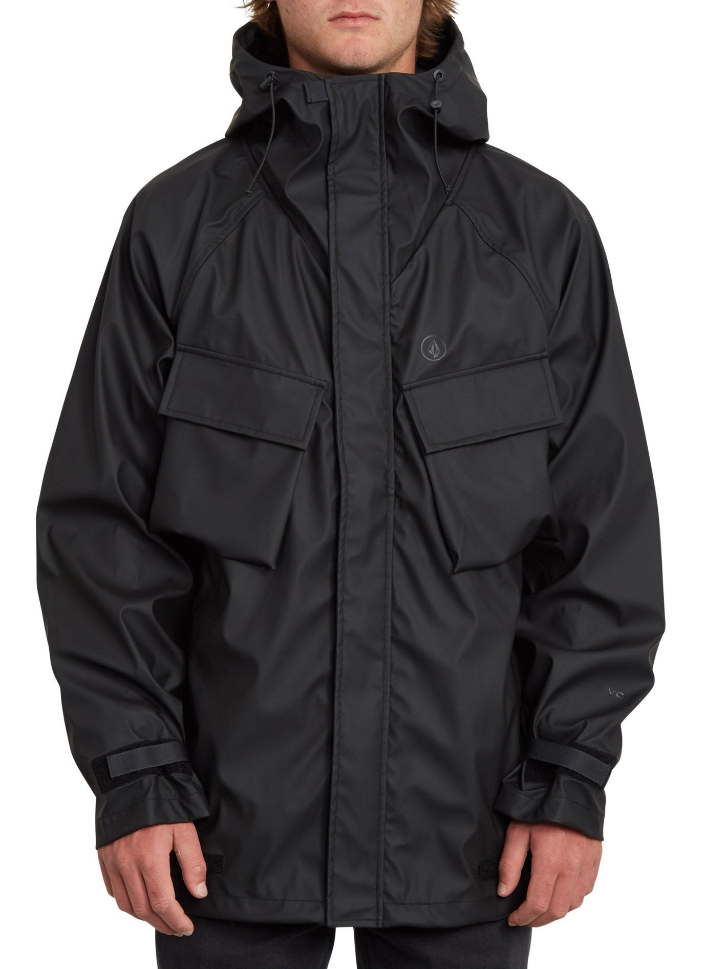 V-Smock-Jacke – SCHWARZ
