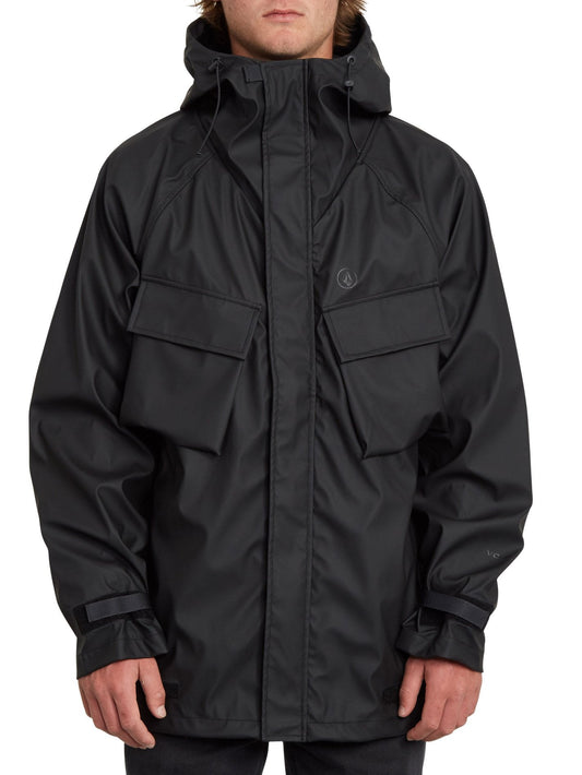 Veste V Smock - BLACK