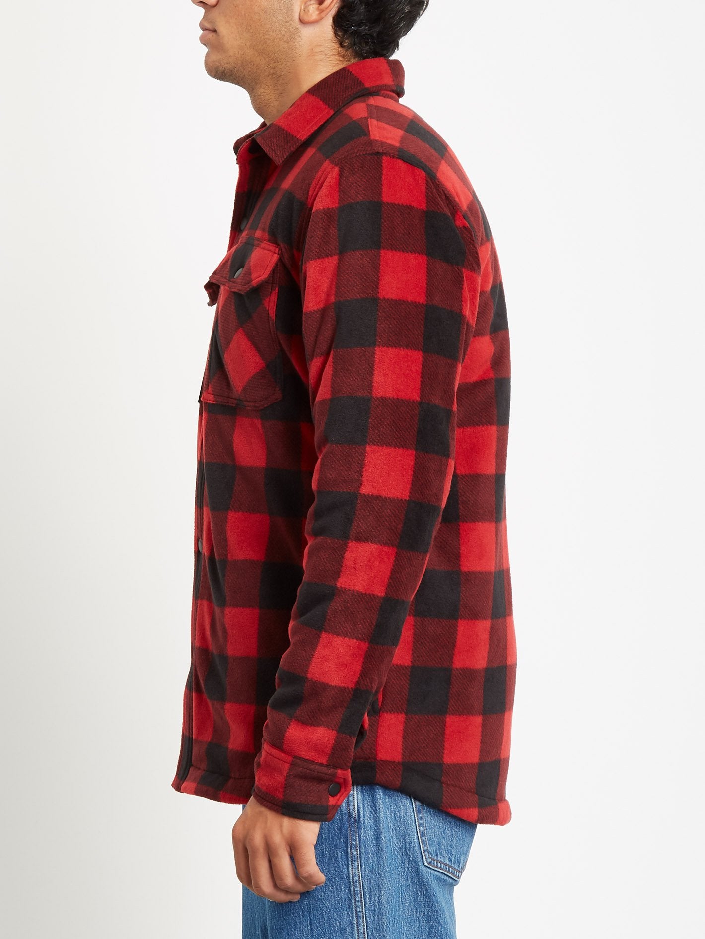 Power Polar Fleece Jacket - RIO RED