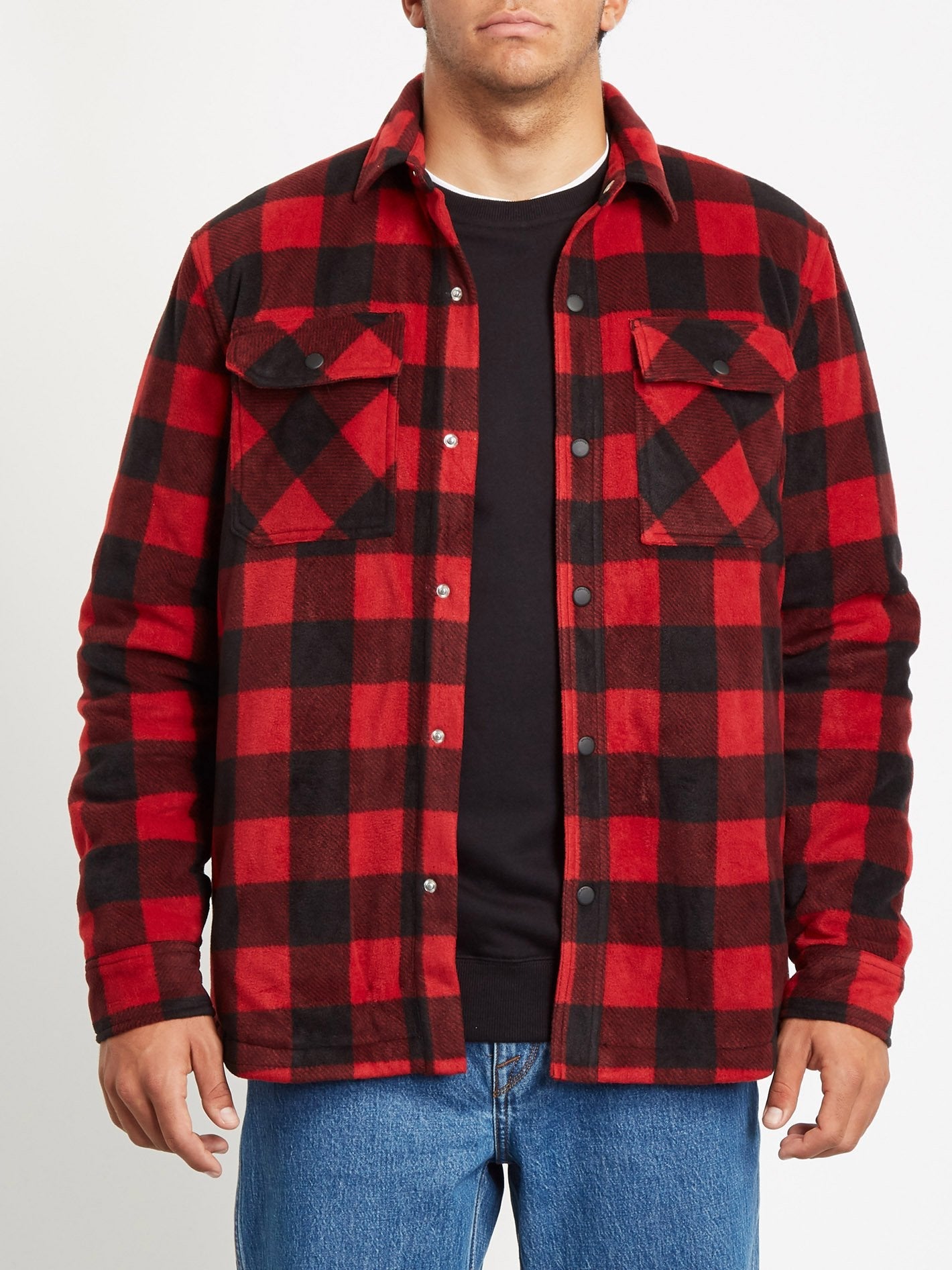 Power Polar Fleece Jacket - RIO RED
