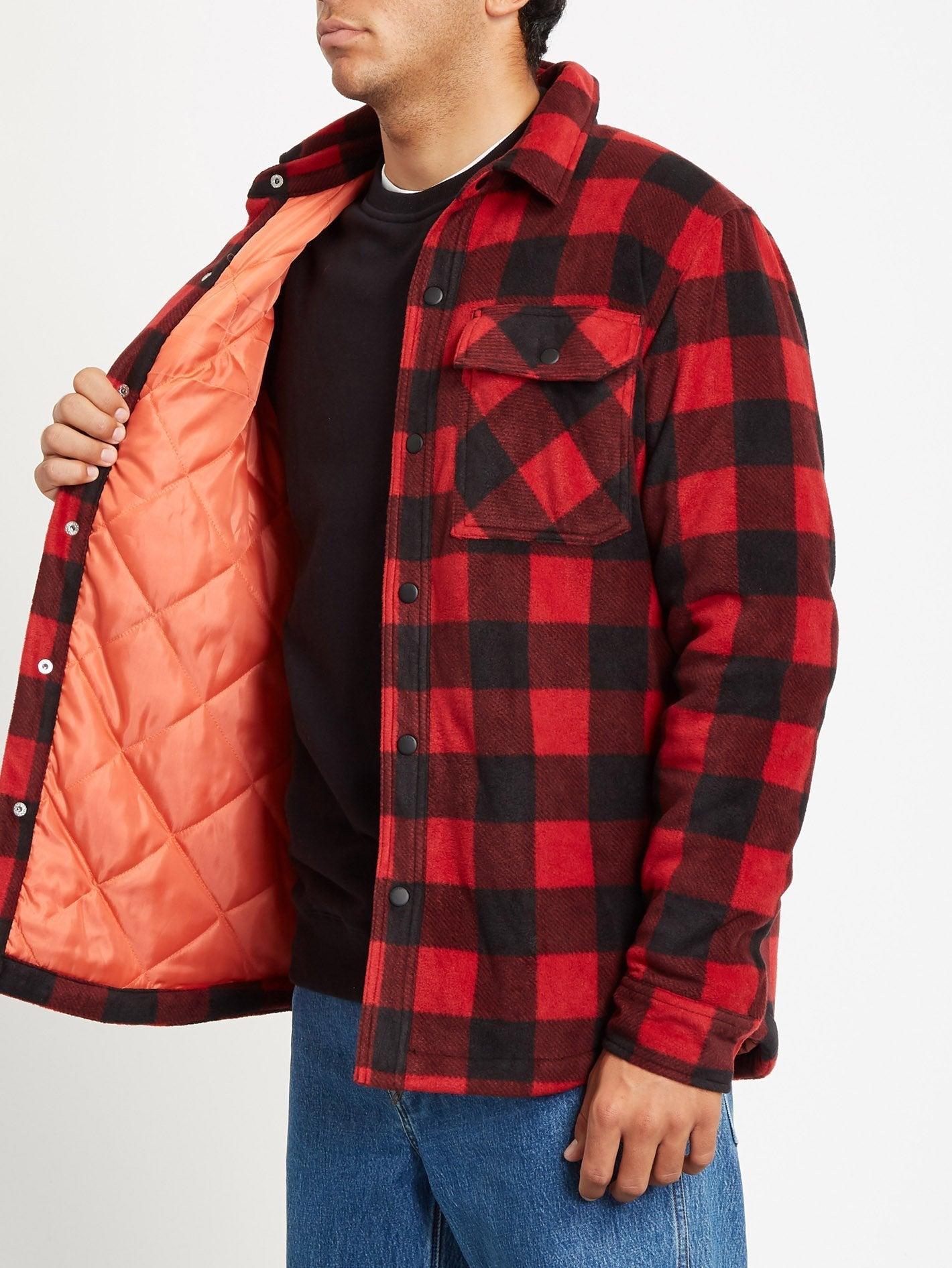 Power Polar Fleece Jacket - RIO RED