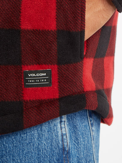 Power Polar Fleece Jacket - RIO RED