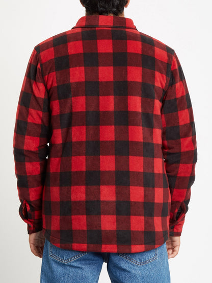 Power Polar Fleece Jacket - RIO RED