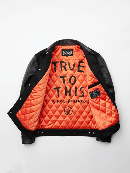 Volcom X Schott Unisex Jacket - Black