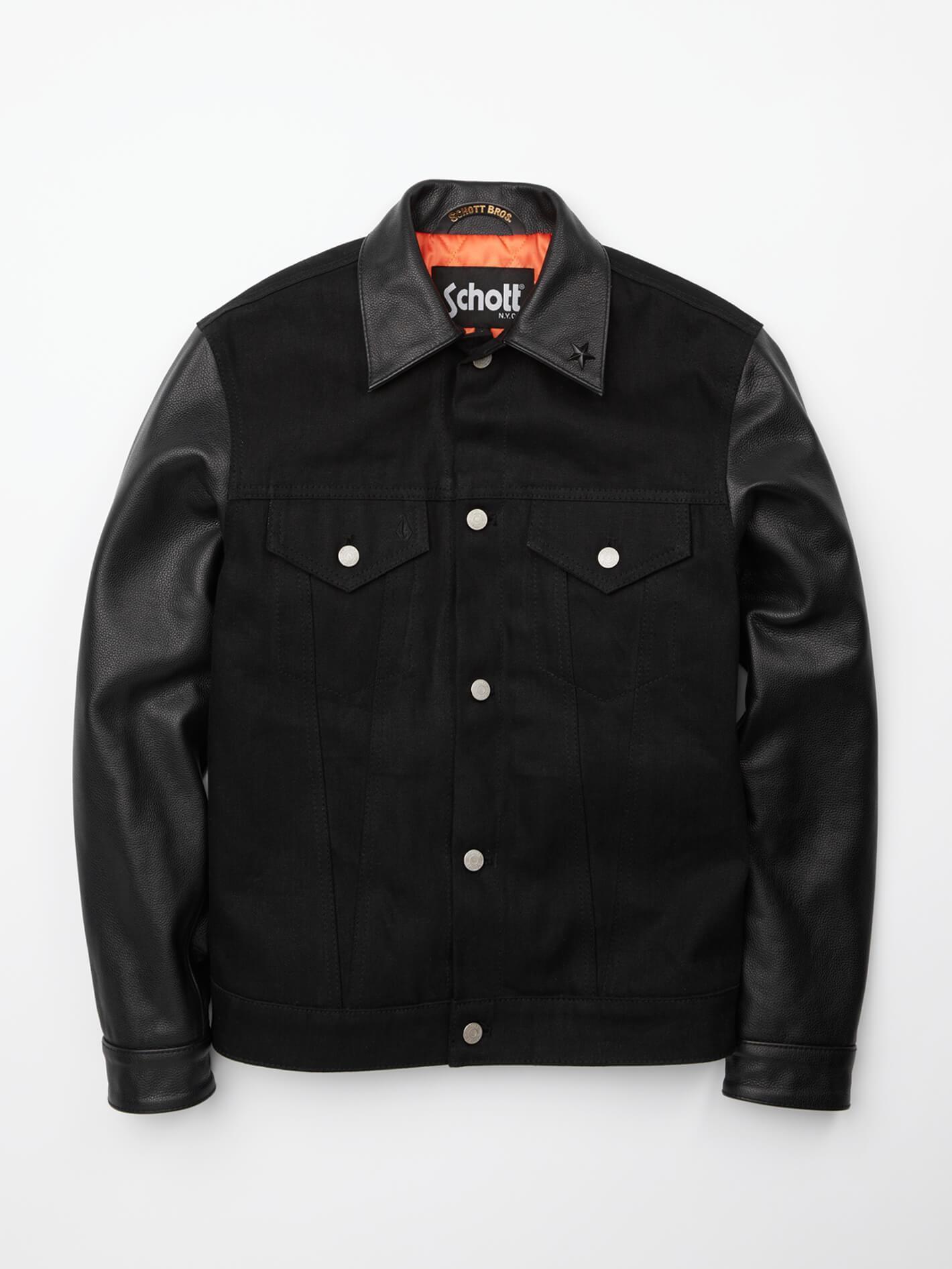 Volcom X Schott Unisex Jacket - Black